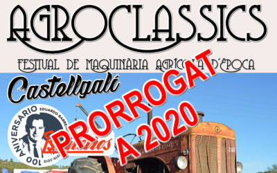 Cancel·lació AGROCLASSICS 2019
